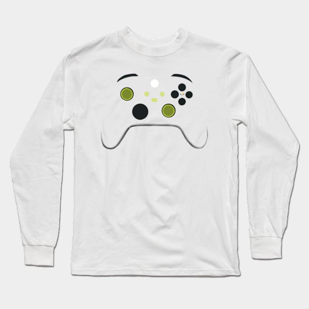 XBox-X Series controller Long Sleeve T-Shirt by Shamaloka